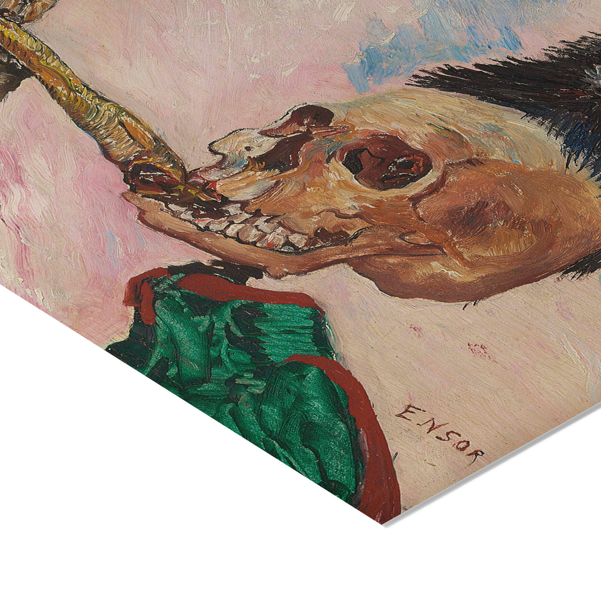 Skeletons Fighting over a Pickled Herring | James Ensor | 1891
