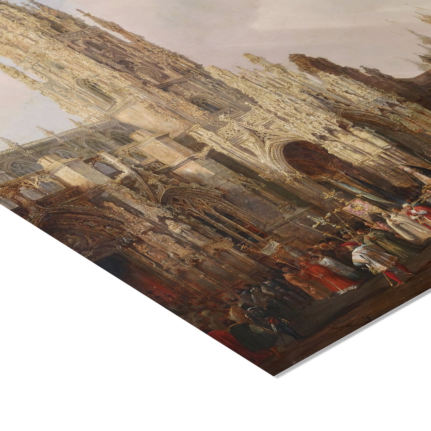 A Procession in the Cathedral of Oviedo | Genaro Pérez Villaamil | 1837