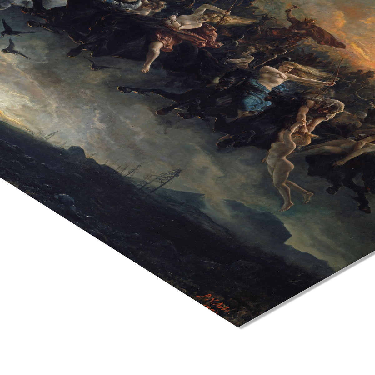 The Wild Hunt of Odin | Peter Nicolai Arbo | 1872