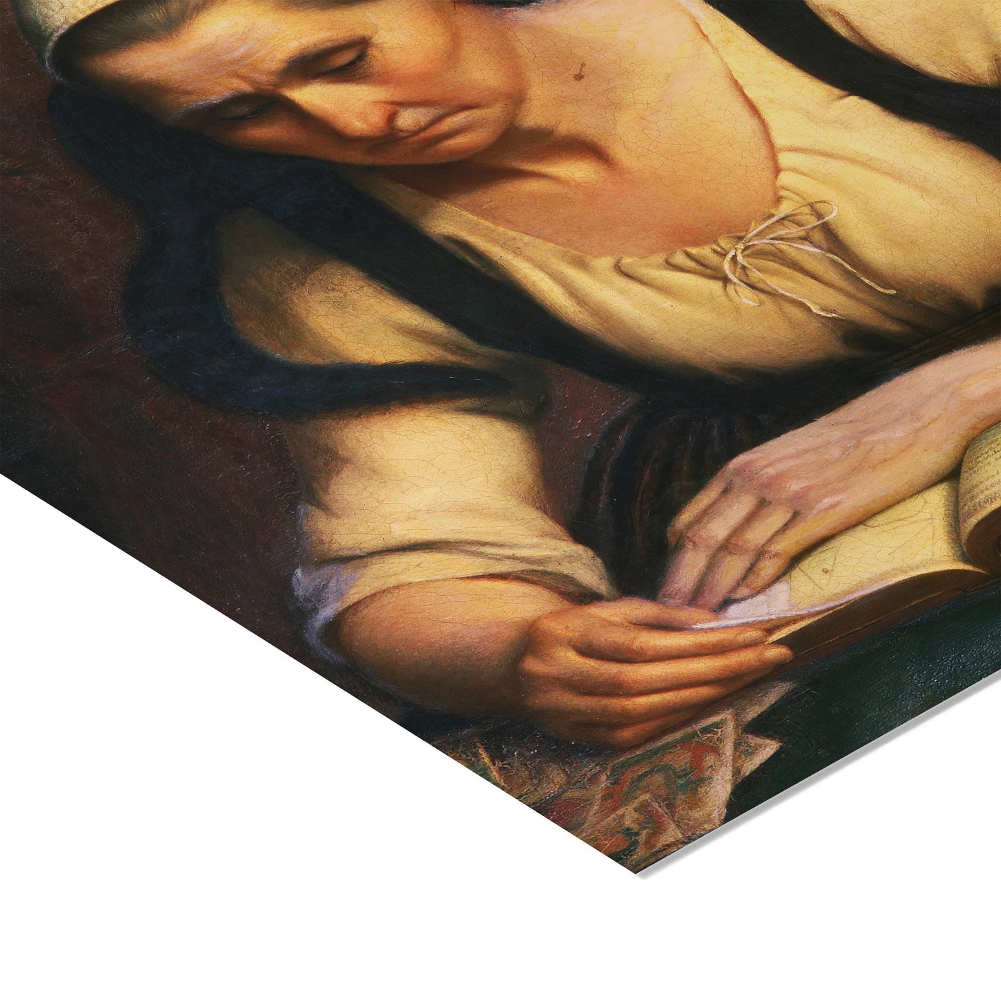 Fortune Teller Studying a Book of Necromancy | Clémentine Dondey | 1847