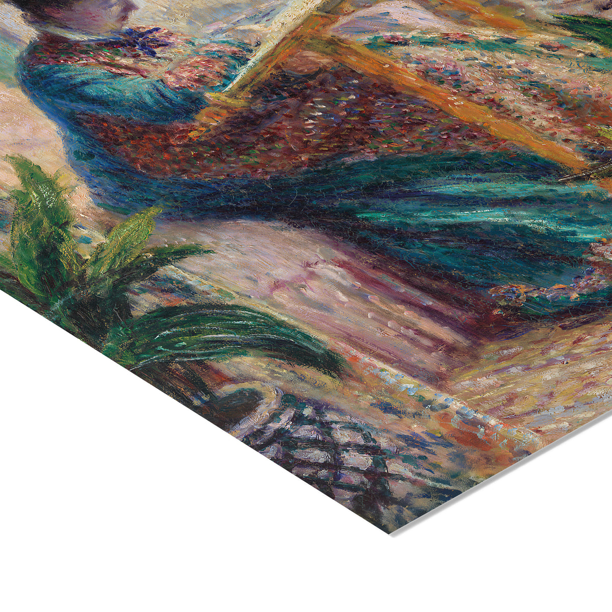 Madame Monet Embroidering | Claude Monet | 1875