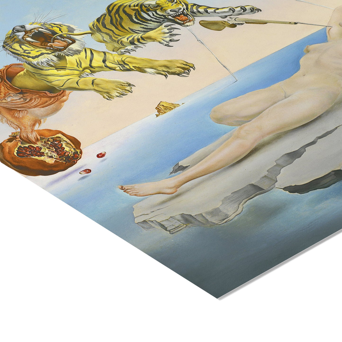 Dream Caused by the Flight of a Bee Around a Pomegranate a Second Before Awakening | Salvador Dalí | 1944