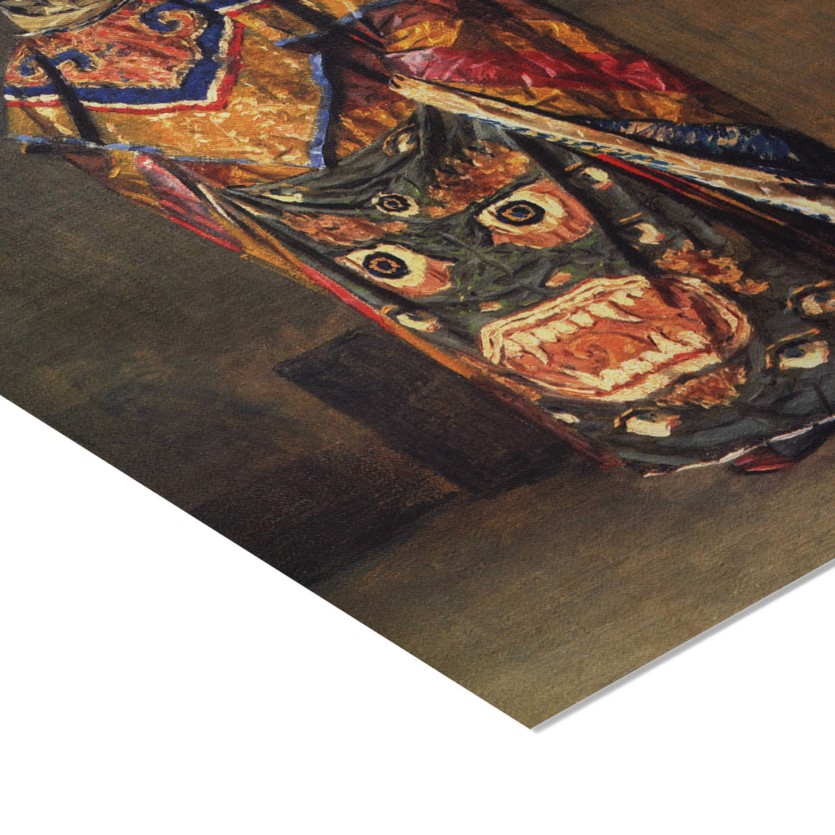 Buddhist Lama in a Monastery on a Holiday Pemionchi. Sikkim | Vasily Vereshchagin | 1875