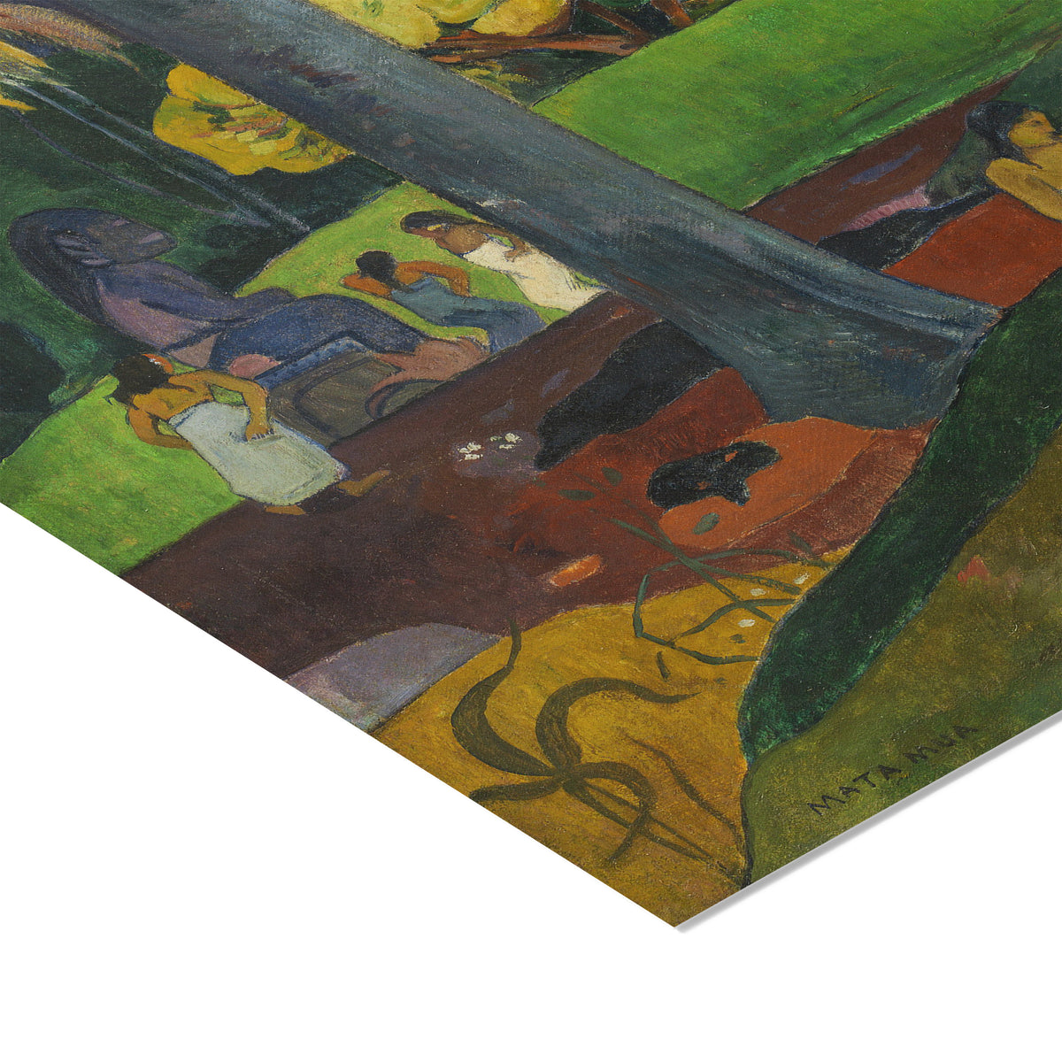 Mata Mua (In olden times) | Paul Gaugin | 1892