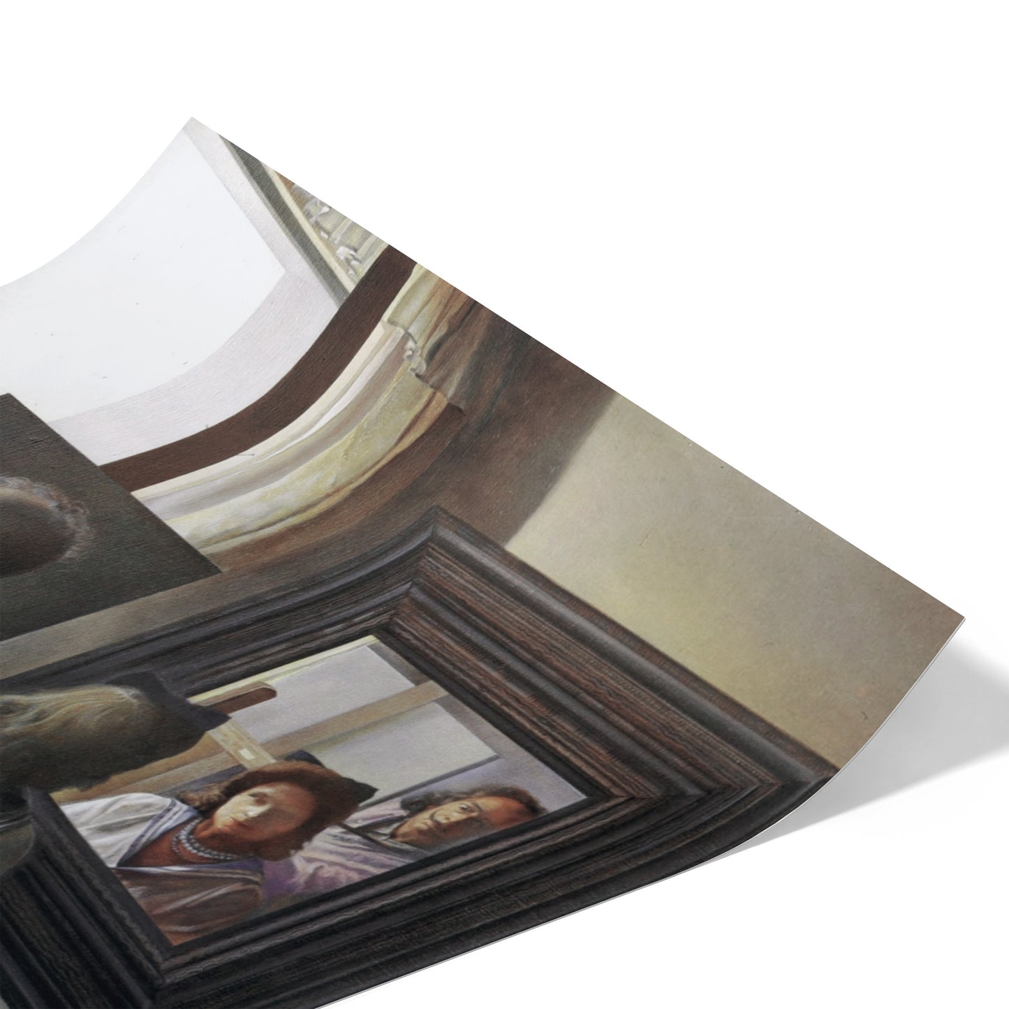 Dalí Seen from the Back Painting Gala from the Back Eternalised by Six Virtual Corneas Provisionally Reflected by Six Real Mirrors | Salvador Dali | 1972-73