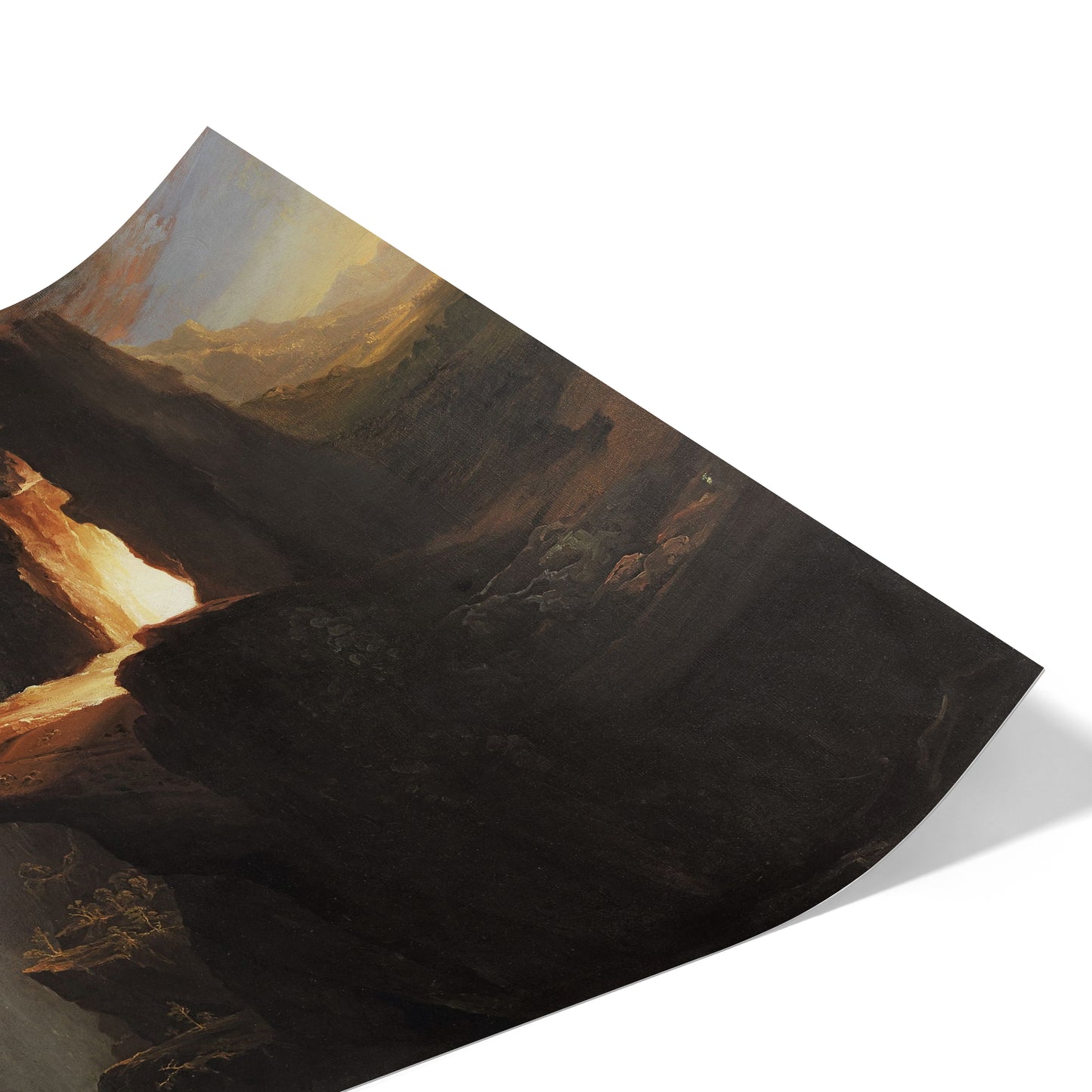 Expulsion: Moon and Firelight | Thomas Cole | c. 1828