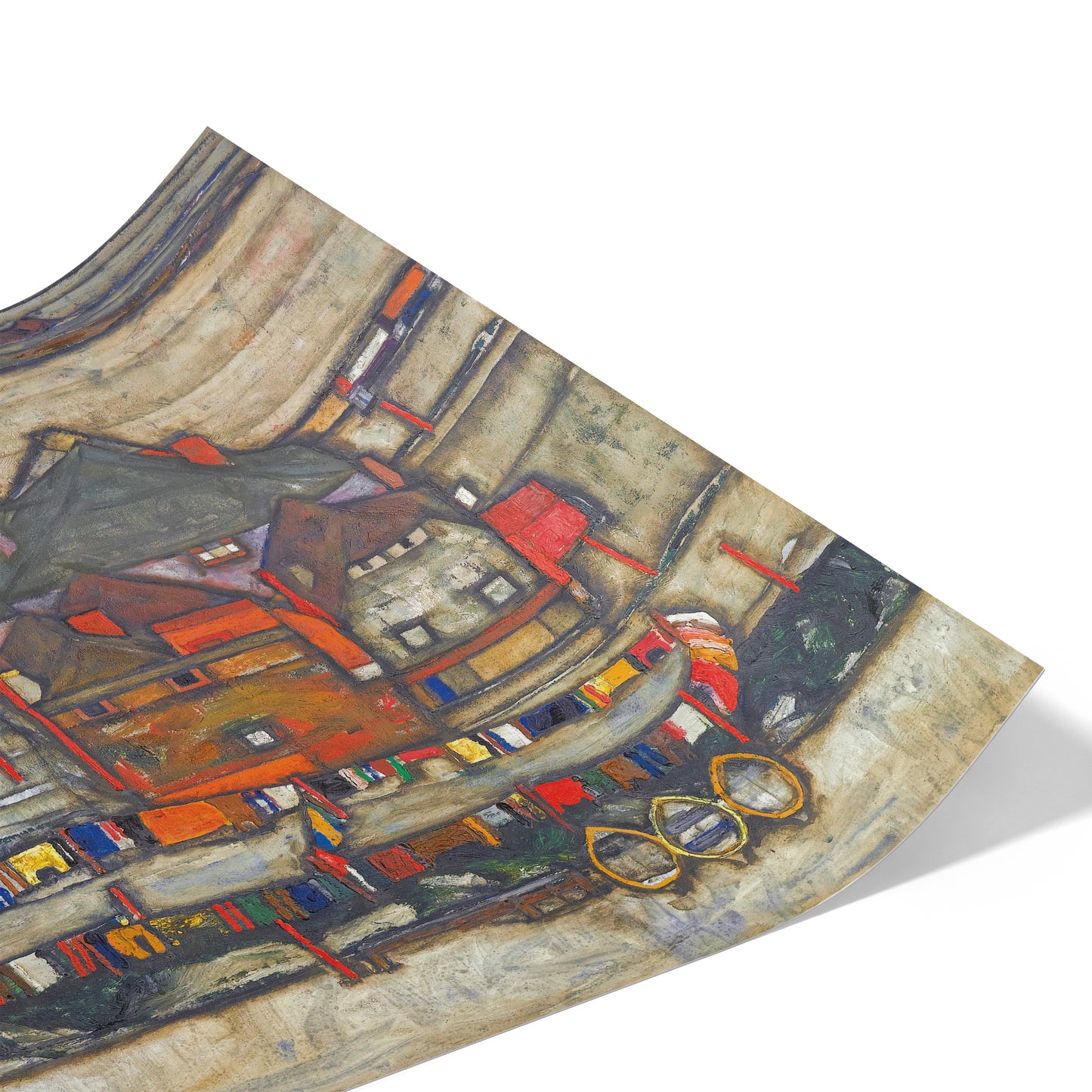 House With Lundry (Suburb II) | Egon Schiele | 1914