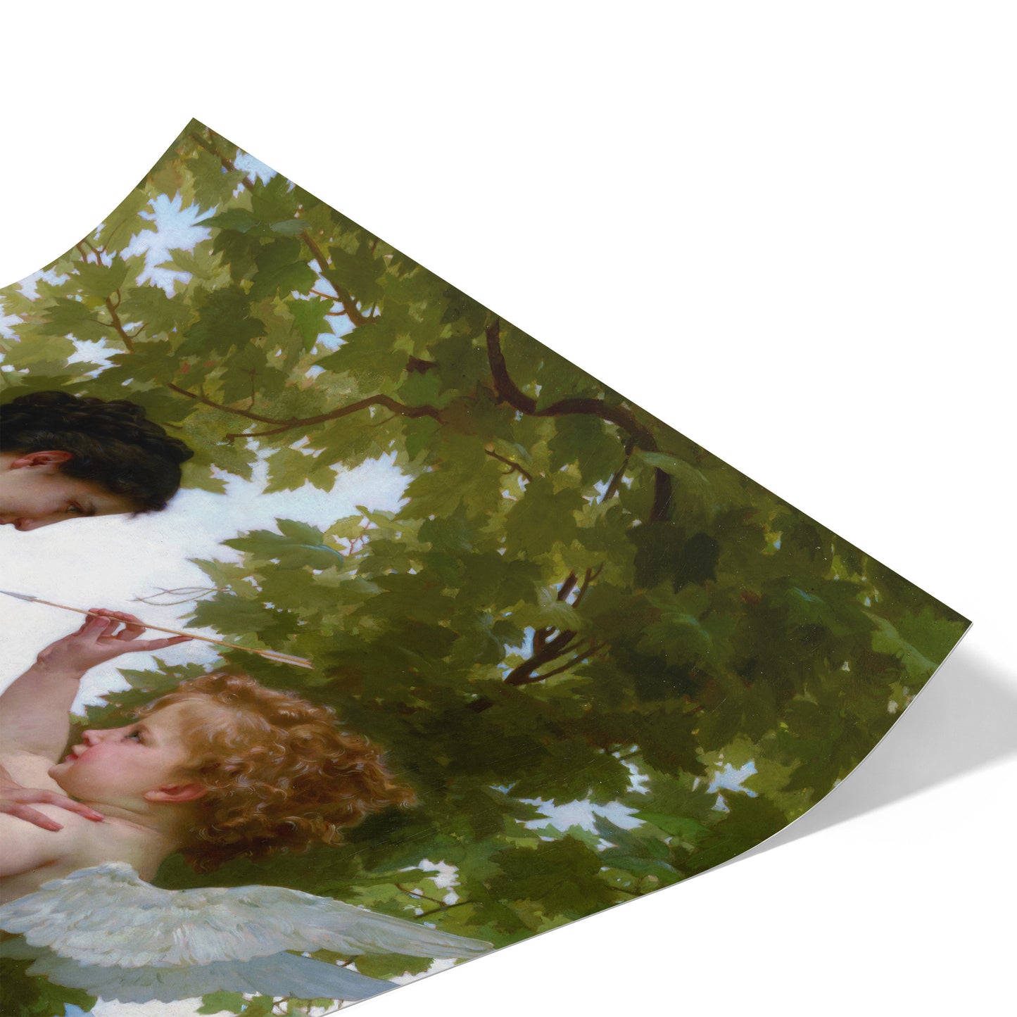A Young Girl Defending Herself Against Love | William-Adolphe Bouguereau | 1880