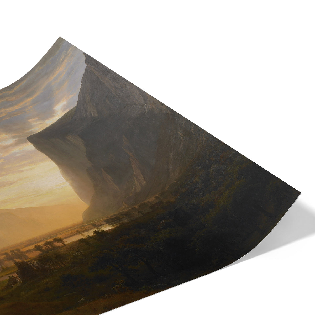 Looking Down Yosemite Valley, California | Albert Bierstadt | 1865