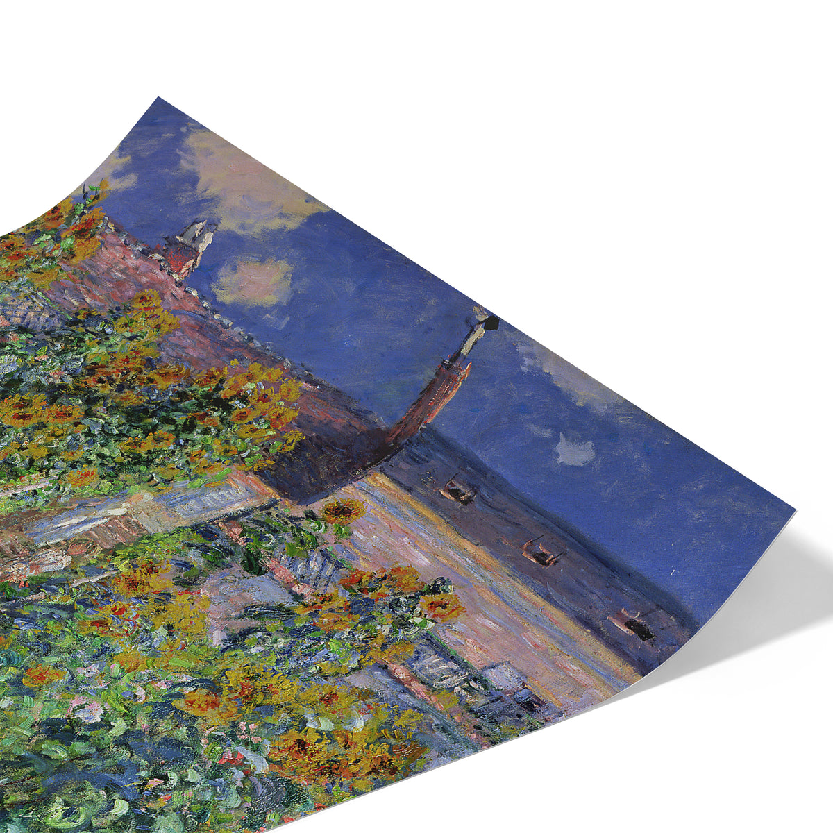 Monet's Garden at Vétheuil | Claude Monet | 1880