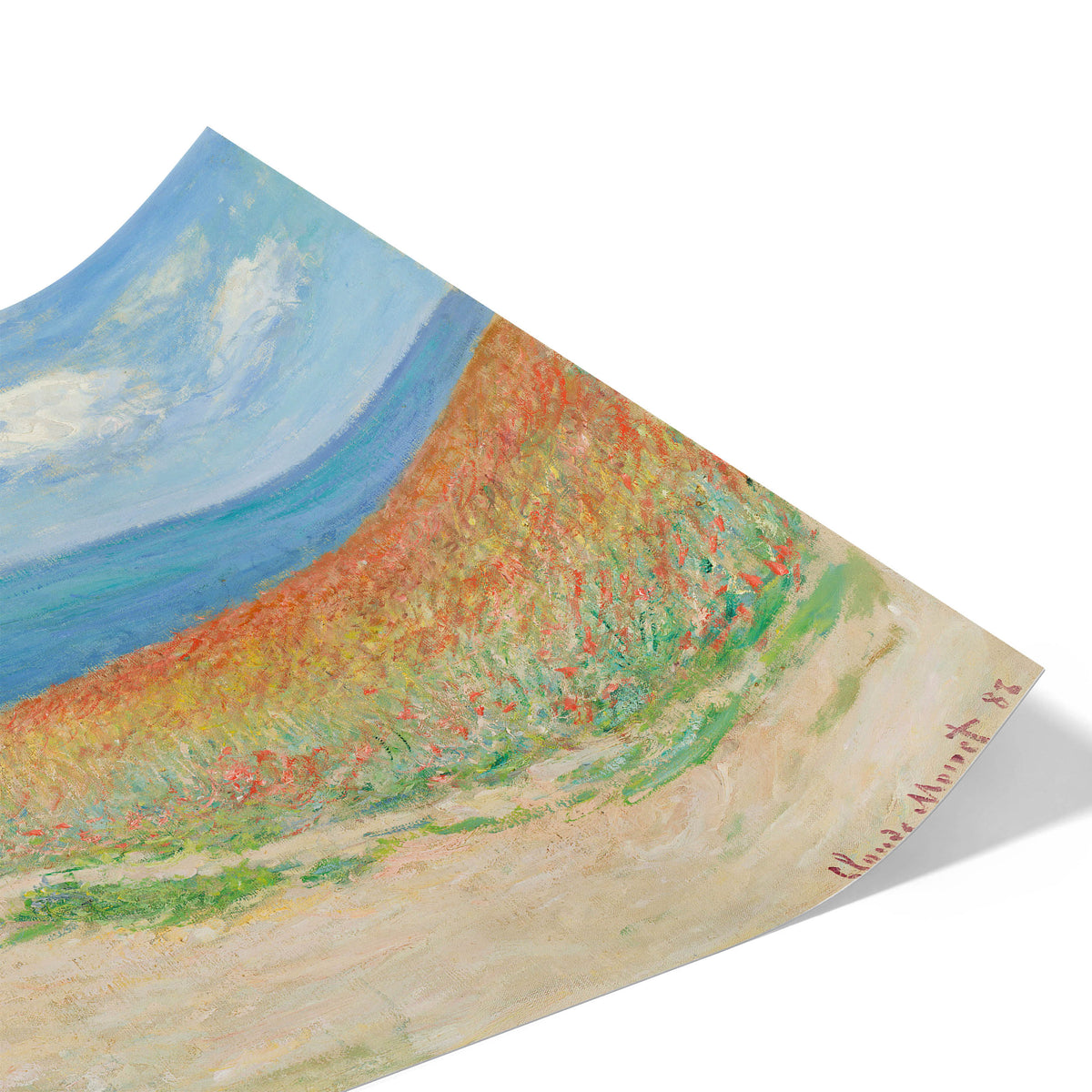Path in the Wheat Fields at Pourville | Claude Monet | 1882