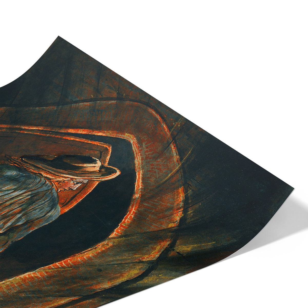 Los Entering the Grave | William Blake | 1804-20