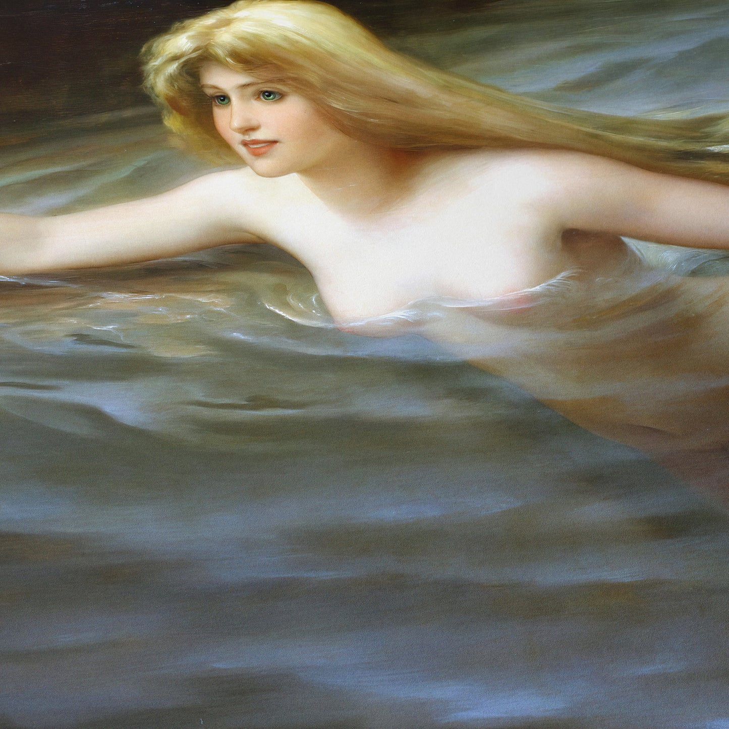 A Sea Nymph | Luis Ricardo Falero | 1883