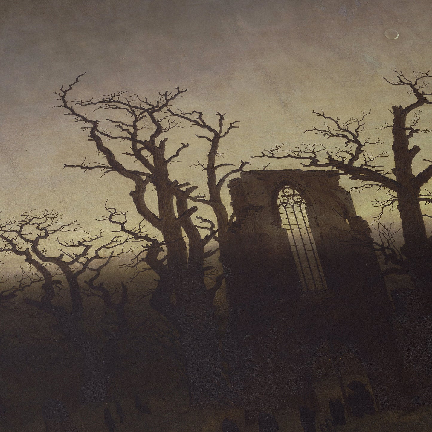Abbey in the Oakwood | Caspar David Friedrich | 1809-10