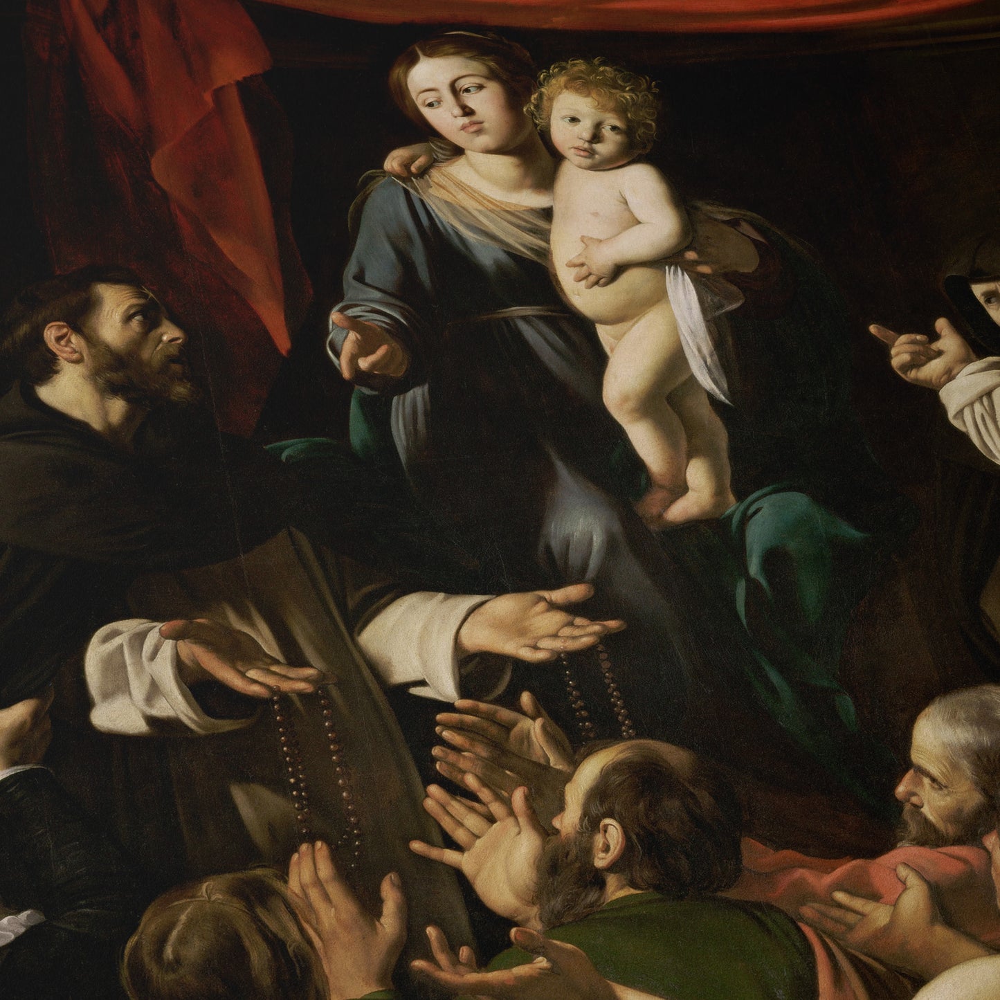 Madonna of the Rosary | Caravaggio | 1607
