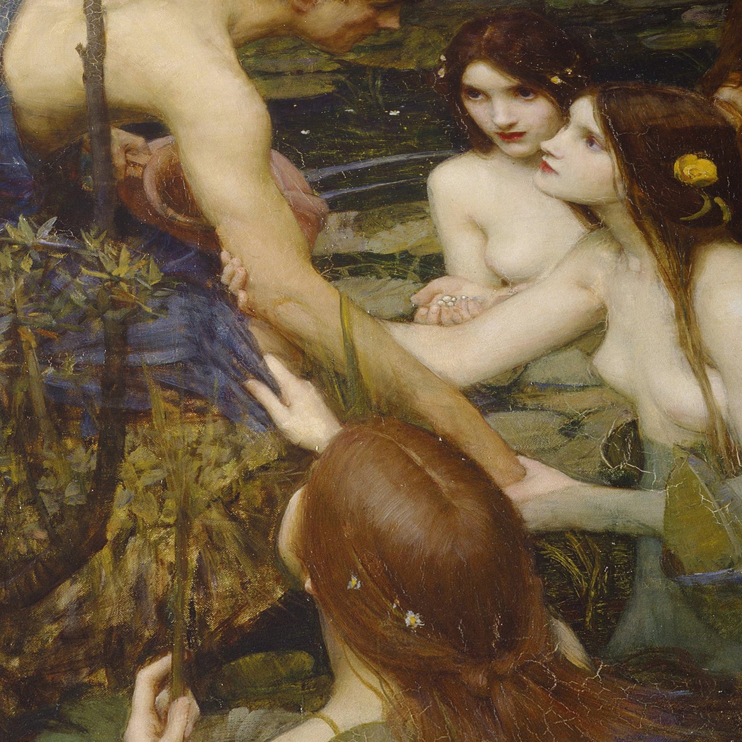 Hylas and the Nymphs | John William Waterhouse | 1896