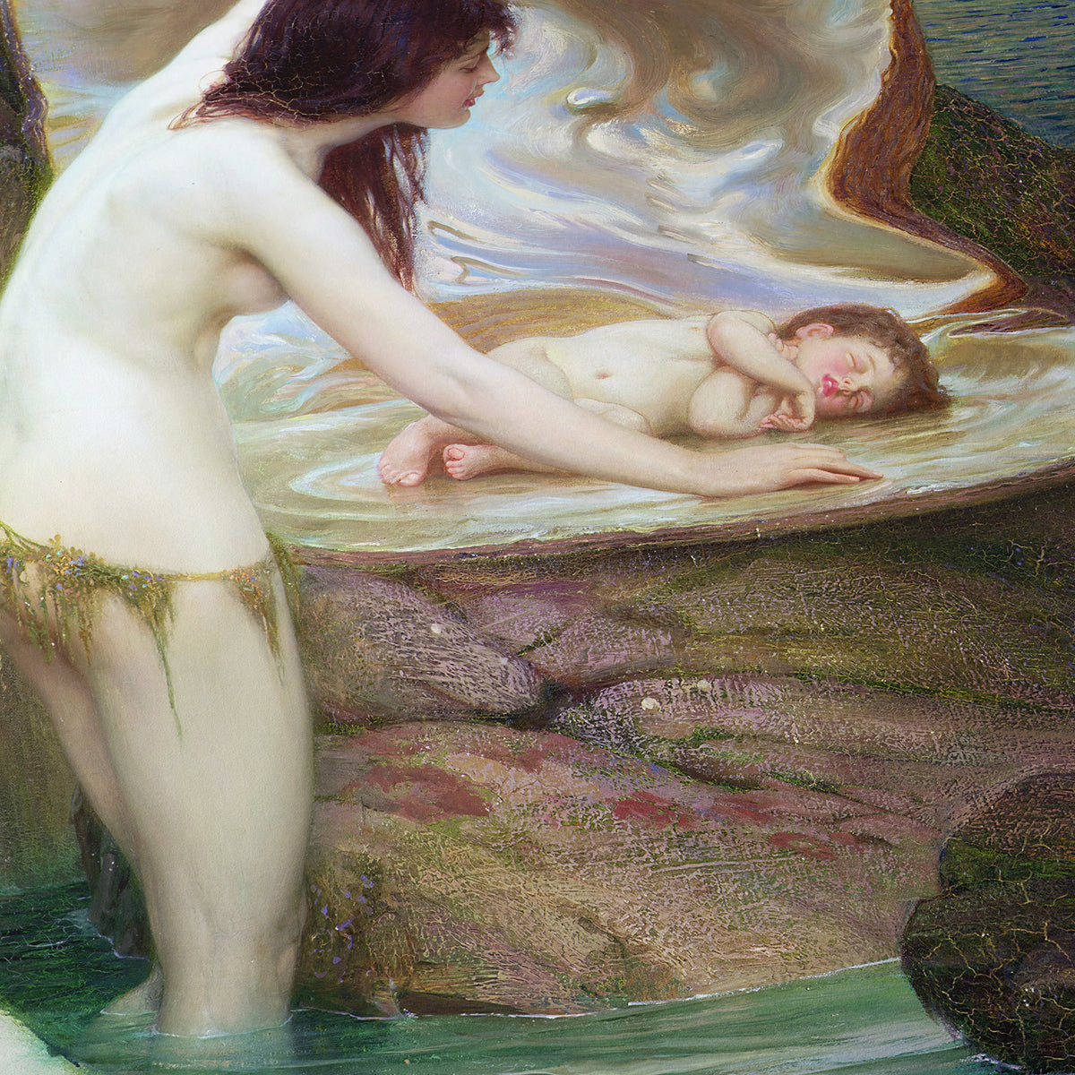 A Water Baby | Herbert James Draper | c. 1900