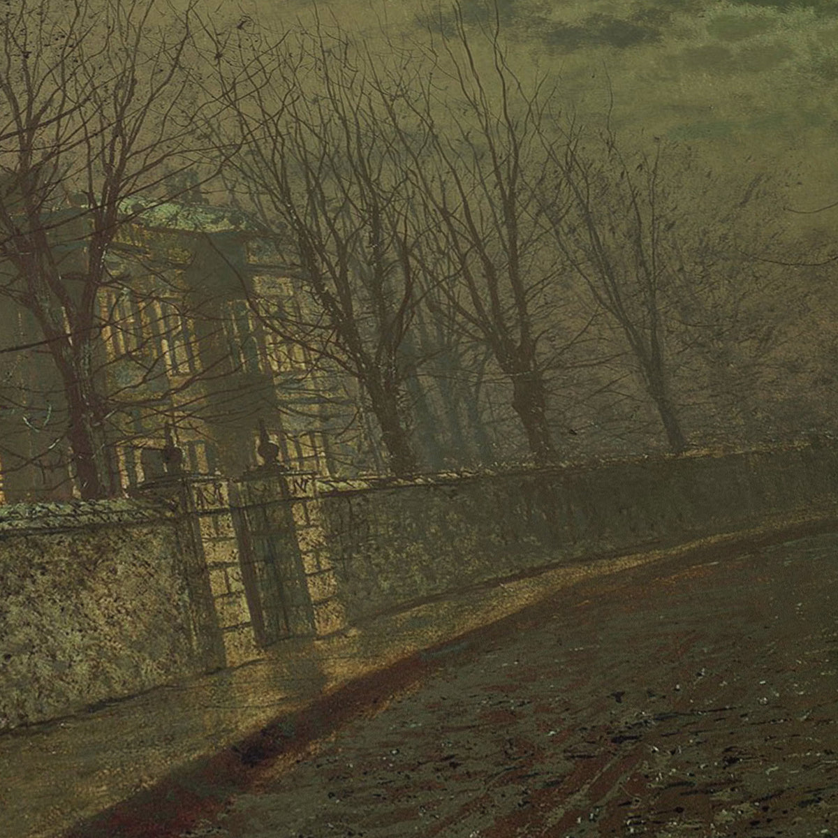 Silvery Moonlight | John Atkinson Grimshaw | 1882