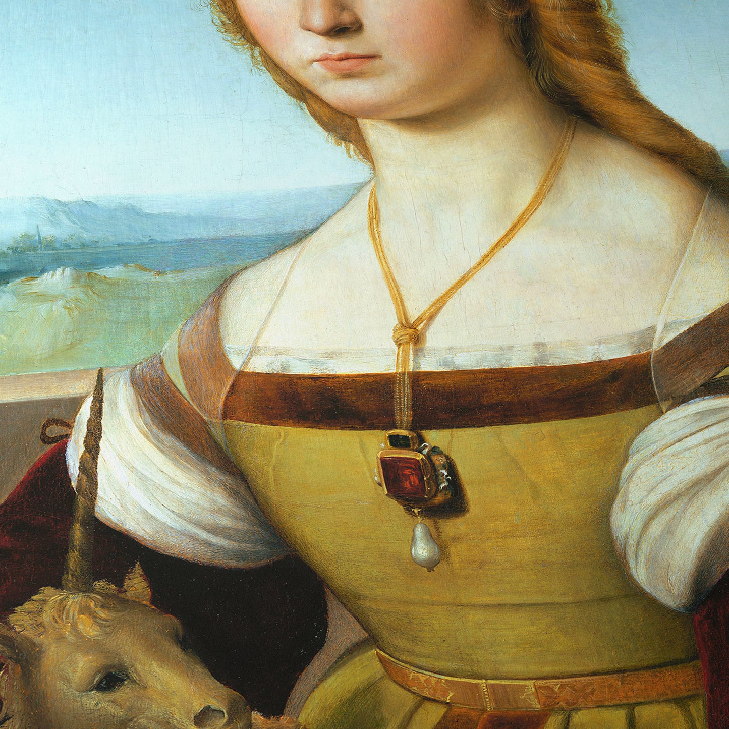 Portrait of a Young Woman with a Unicorn | Raphael | 1505-06