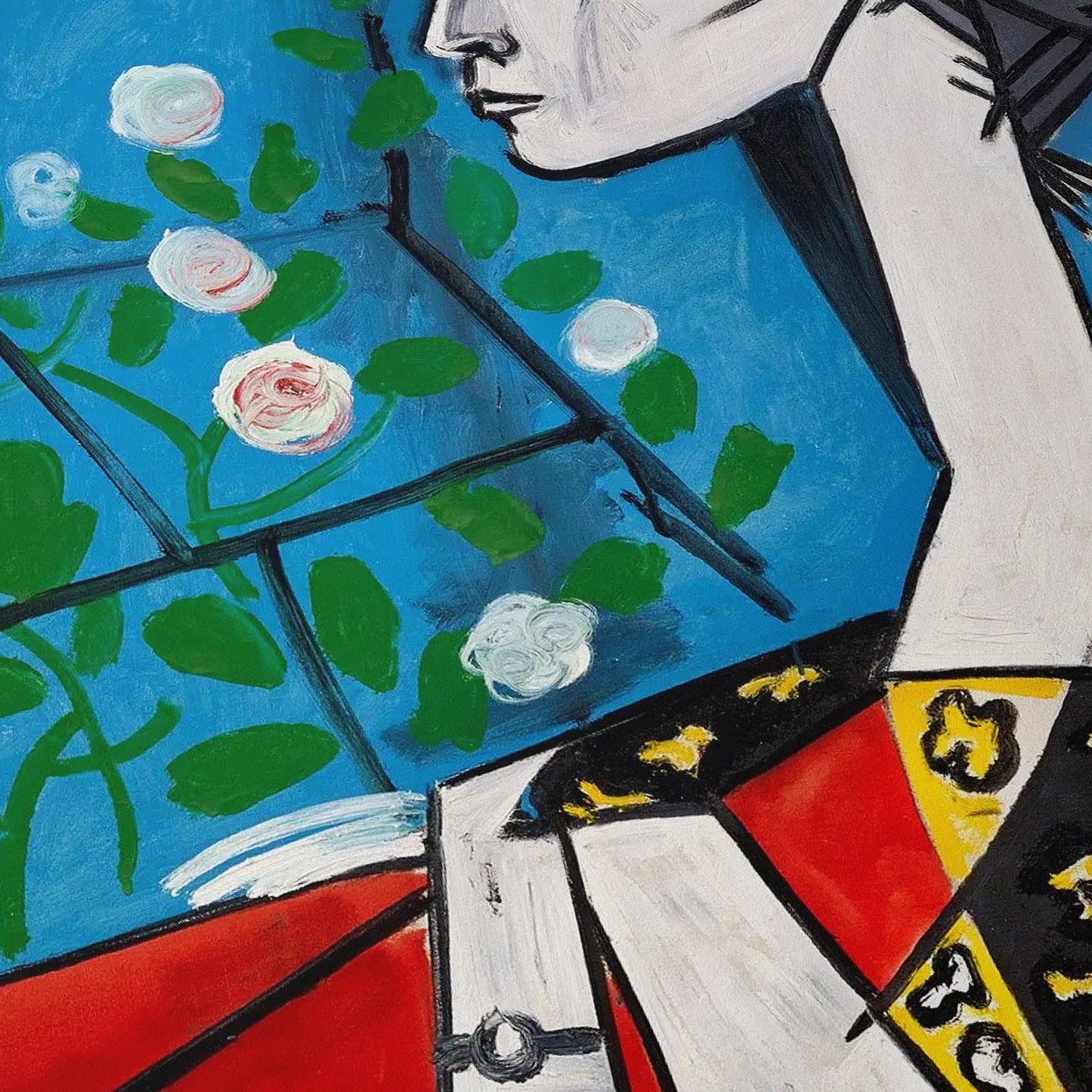 Jacqueline with Flowers | Pablo Picasso | 1954