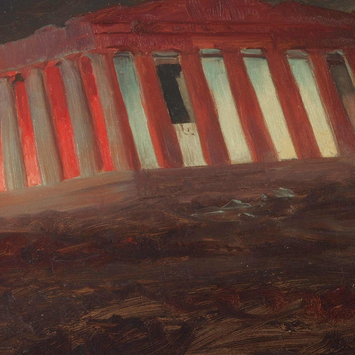 Parthenon (Illuminated Night View) | Frederic Edwin Church | 1869