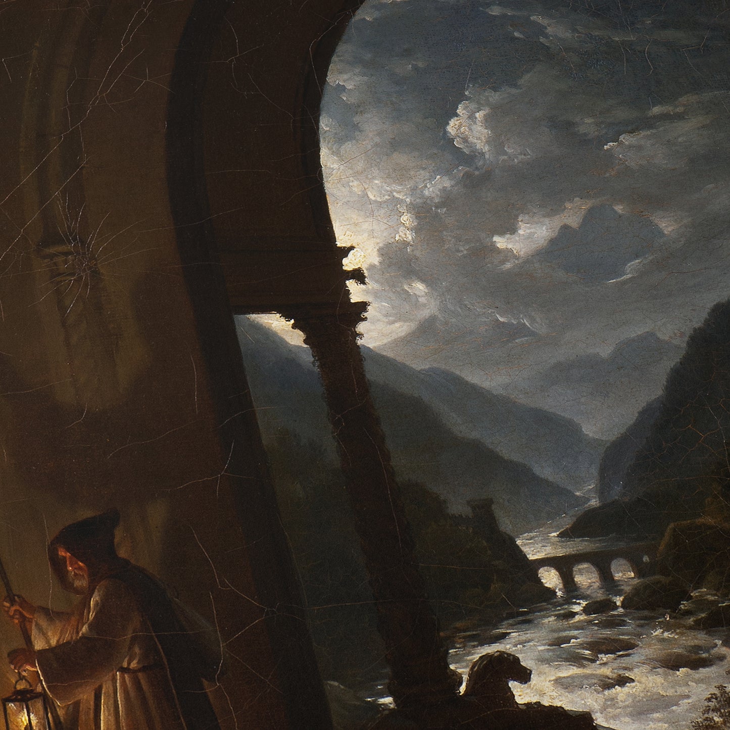 Moonlit Rapids | Carl Gustaf Plagemann | 1847