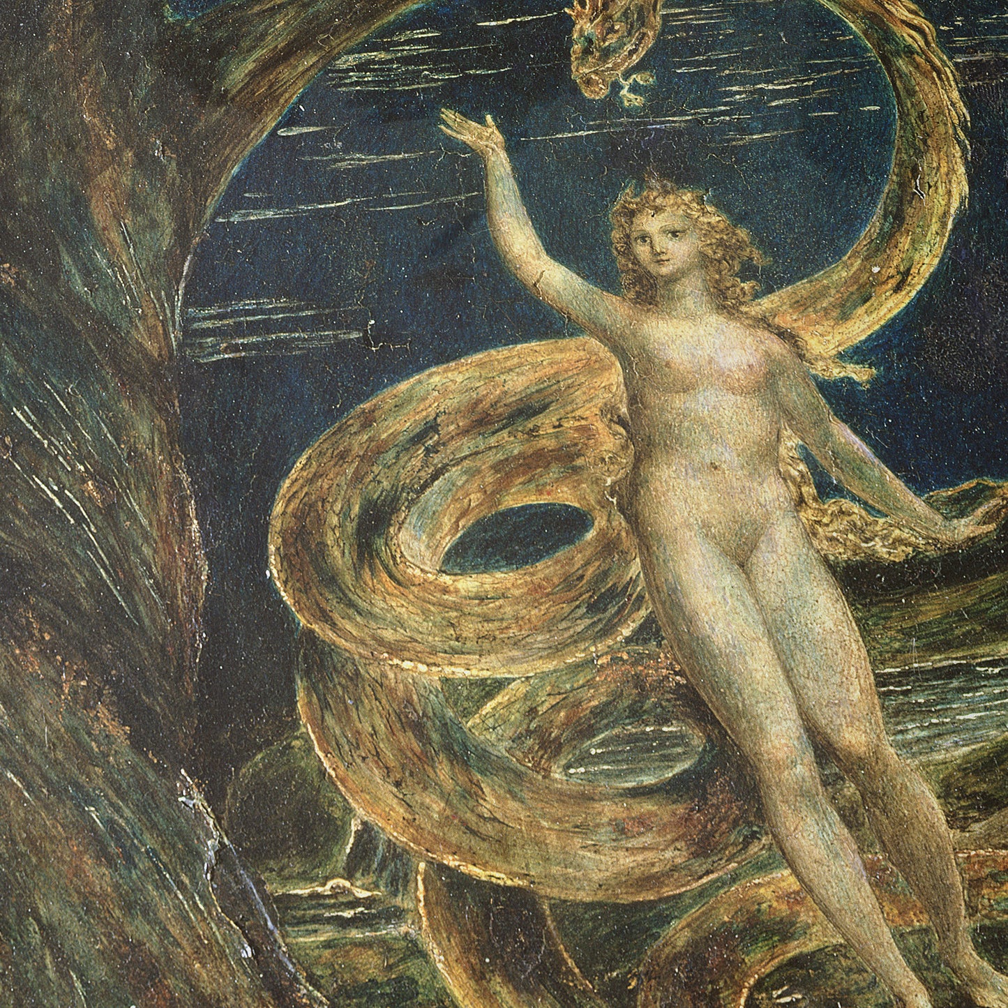 Eve Tempted by the Serpent | William Blake | 1799-1800