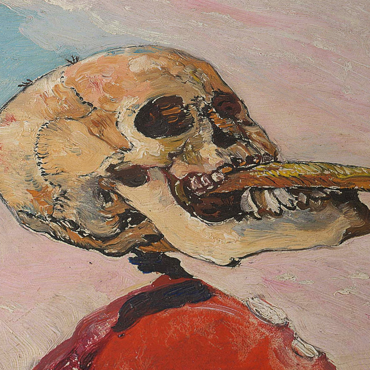 Skeletons Fighting over a Pickled Herring | James Ensor | 1891