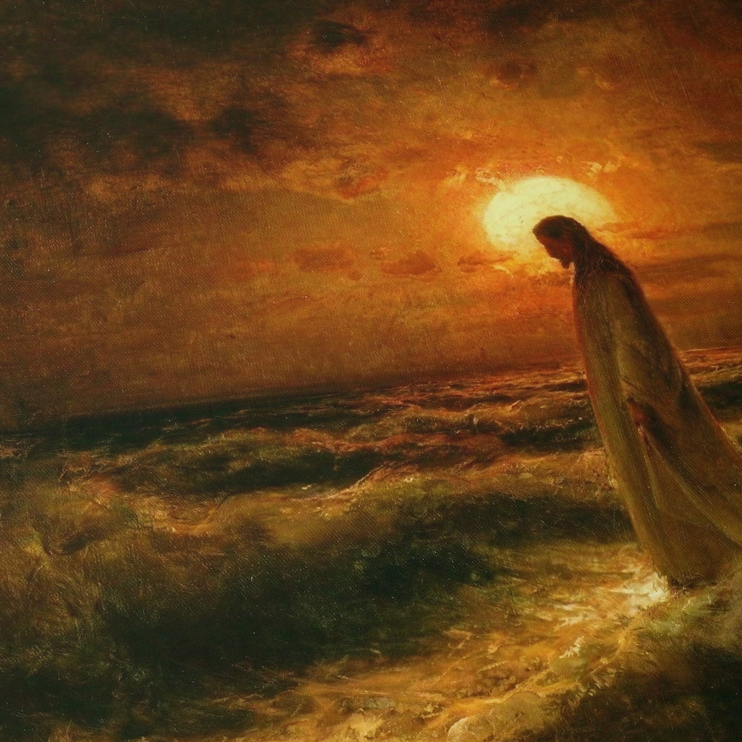 Christ Walking on Water | Julius Sergius von Klever | c. 1880