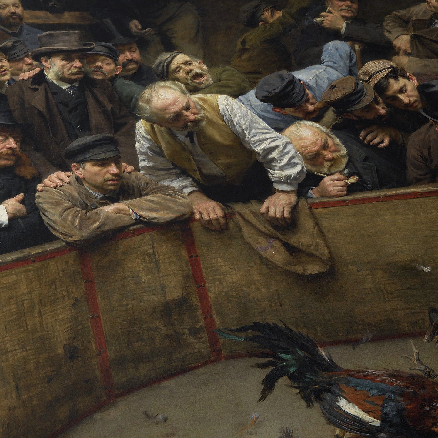 Cockfight in Flanders | Rémy Cogghe | 1889
