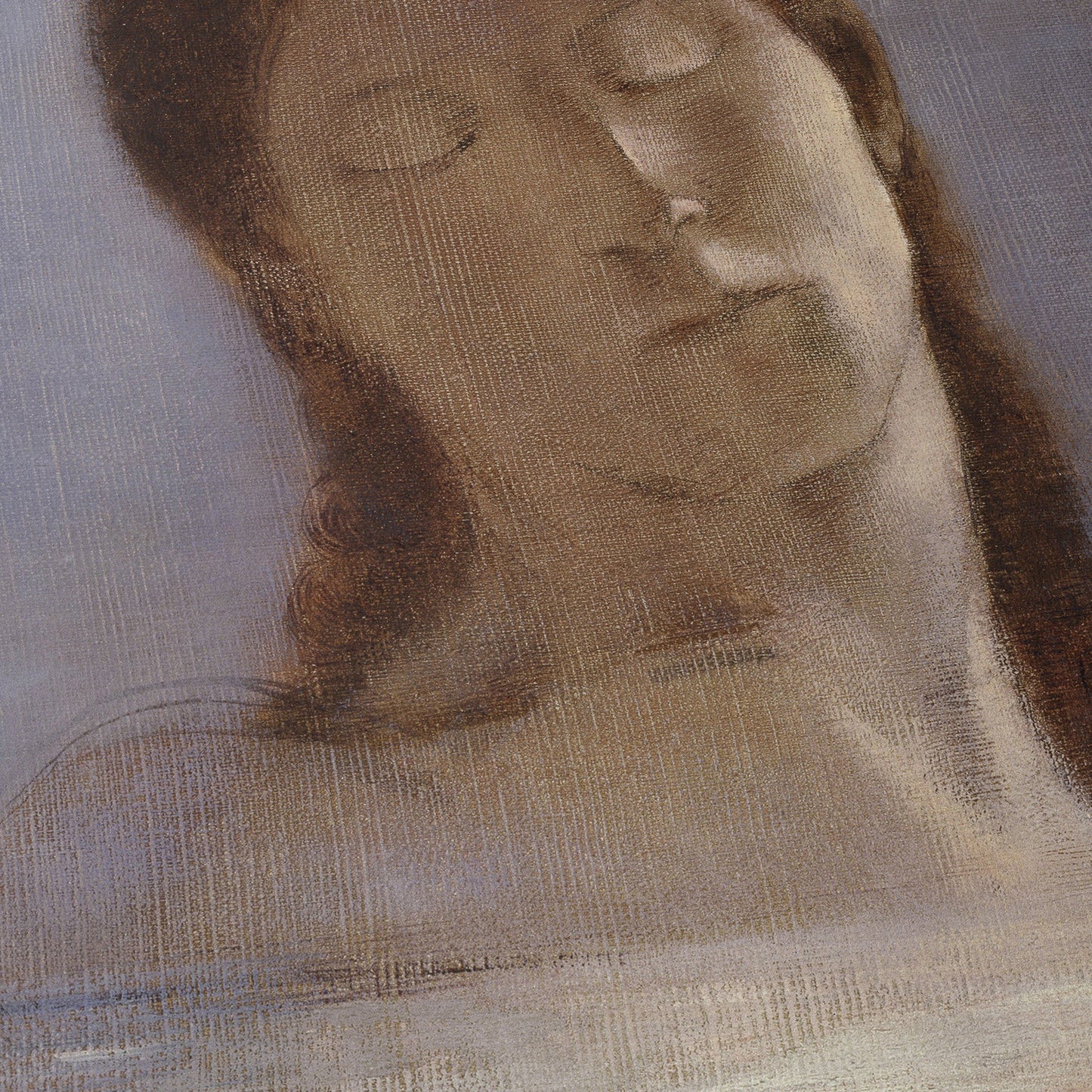 Closed Eyes | Odilon Redon | 1890