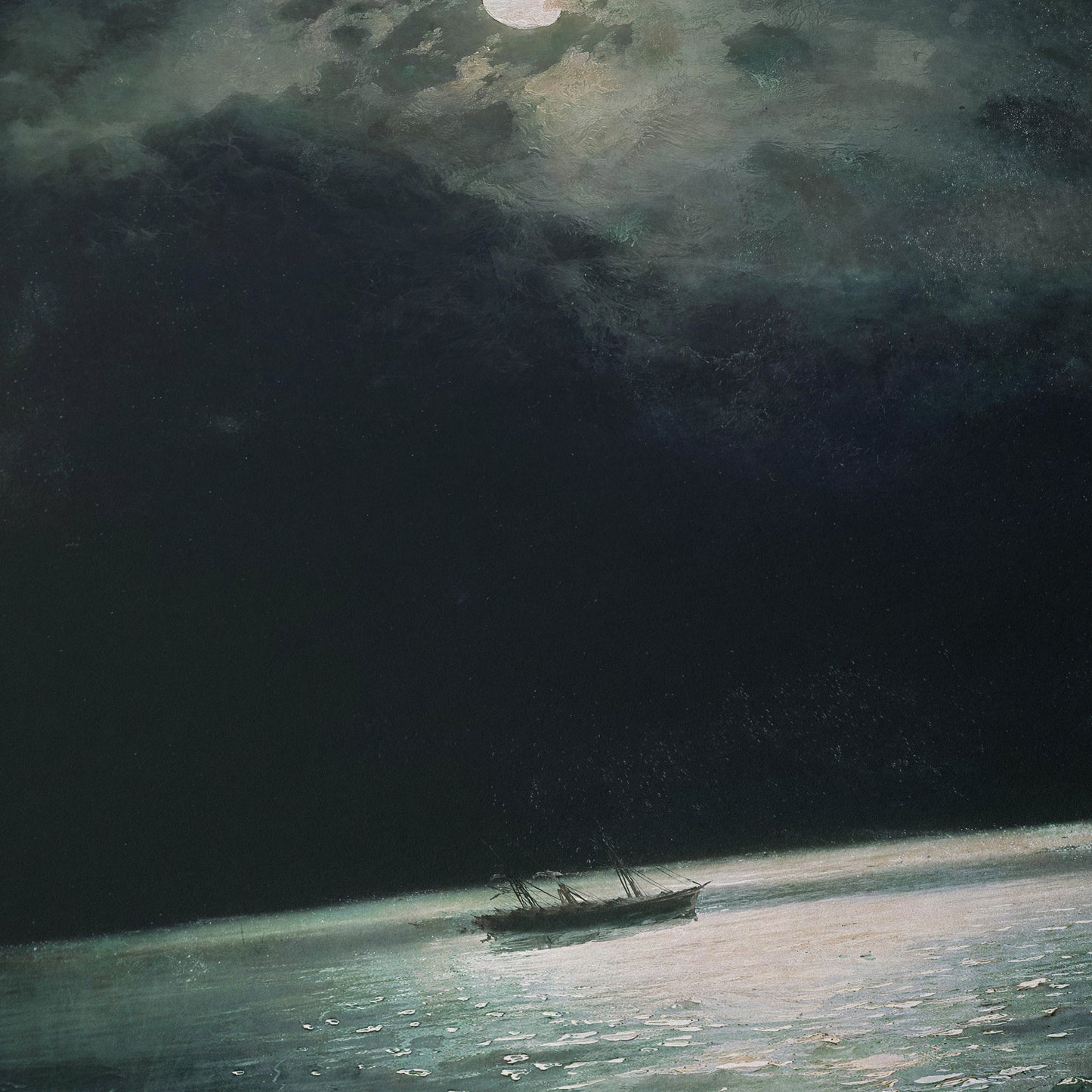 The Black Sea at Night | Ivan Aivazovsky | 1879