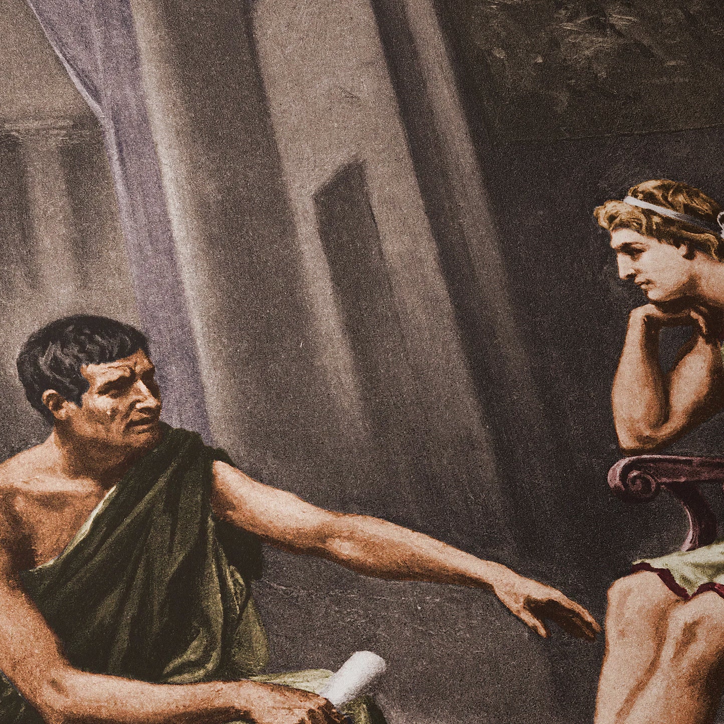 Aristotle tutoring Alexander the Great | Jean-Léon Gerôme | 1895