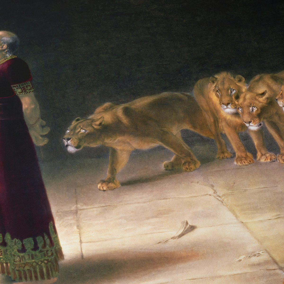 Daniel's Answer to the King | Briton Rivière | 1890