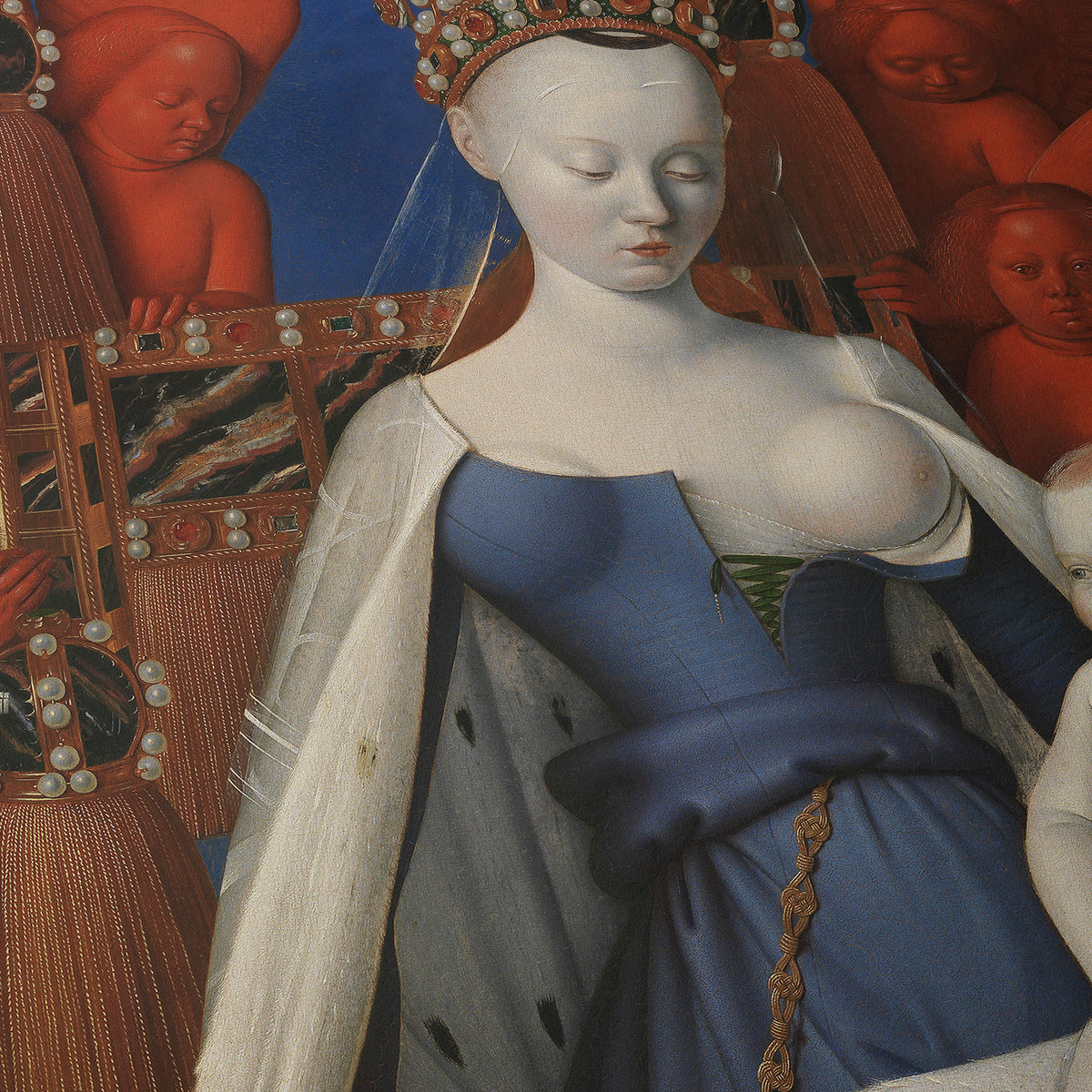 Madonna Surrounded by Seraphim and Cherubim | Jean Fouquet | c. 1455