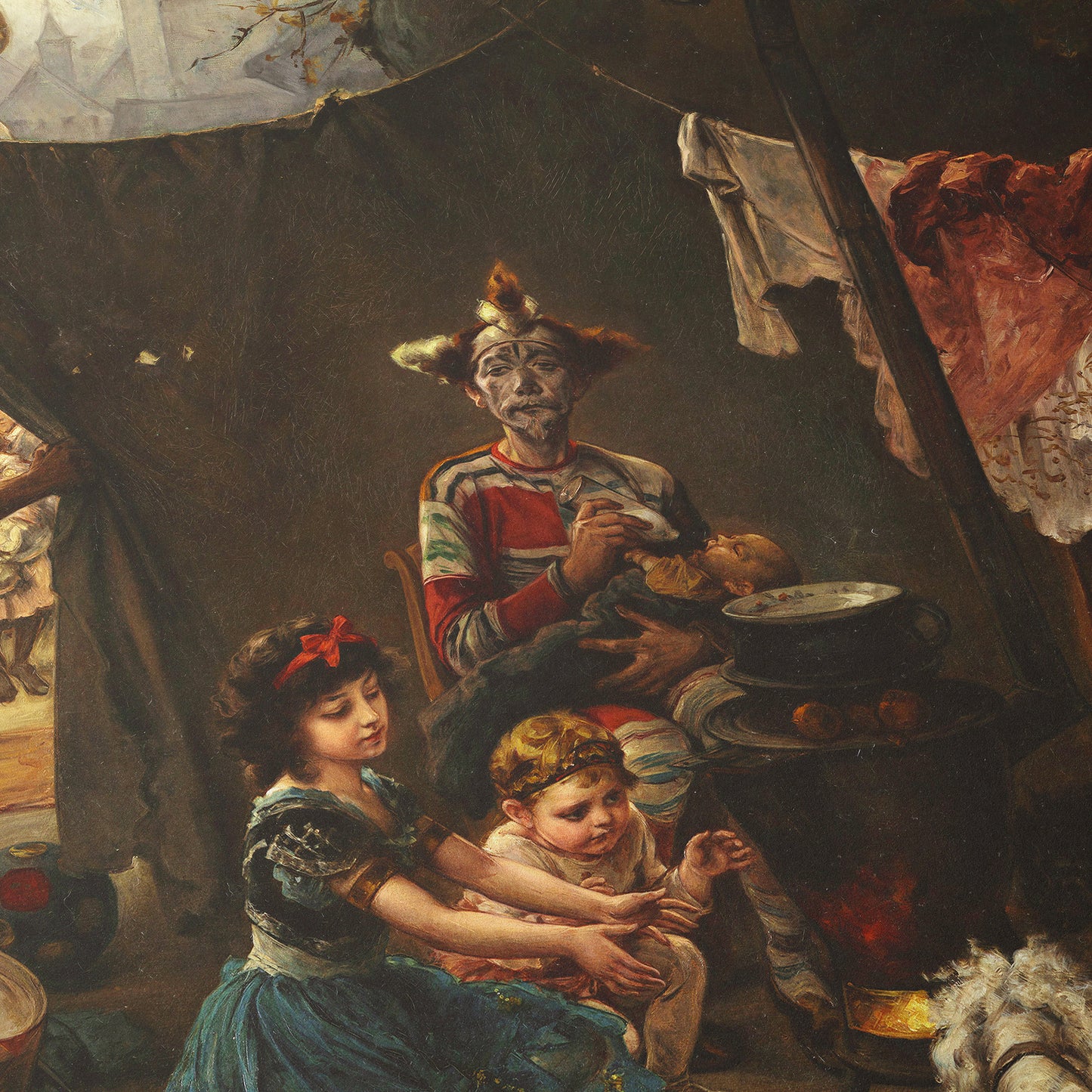 Behind the Scenes | Ludwig Knaus | 1880