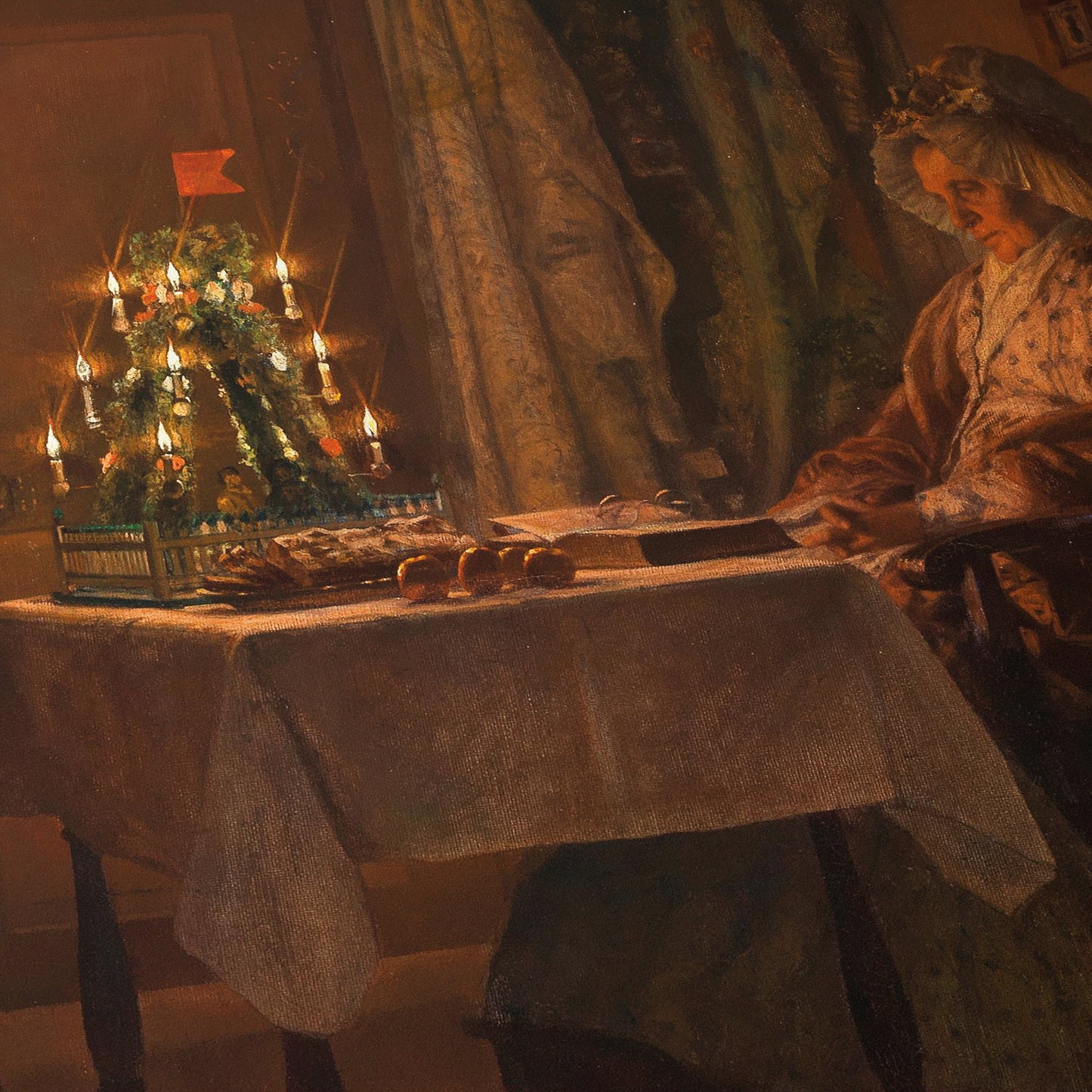 A Lonely Christmas | Oskar Freiwirth-Lützow | 19th Century