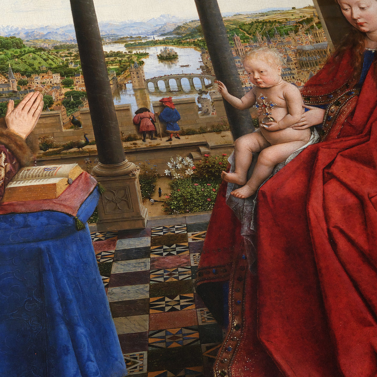 Madonna of Chancellor Rolin | Jan van Eyck | c. 1435