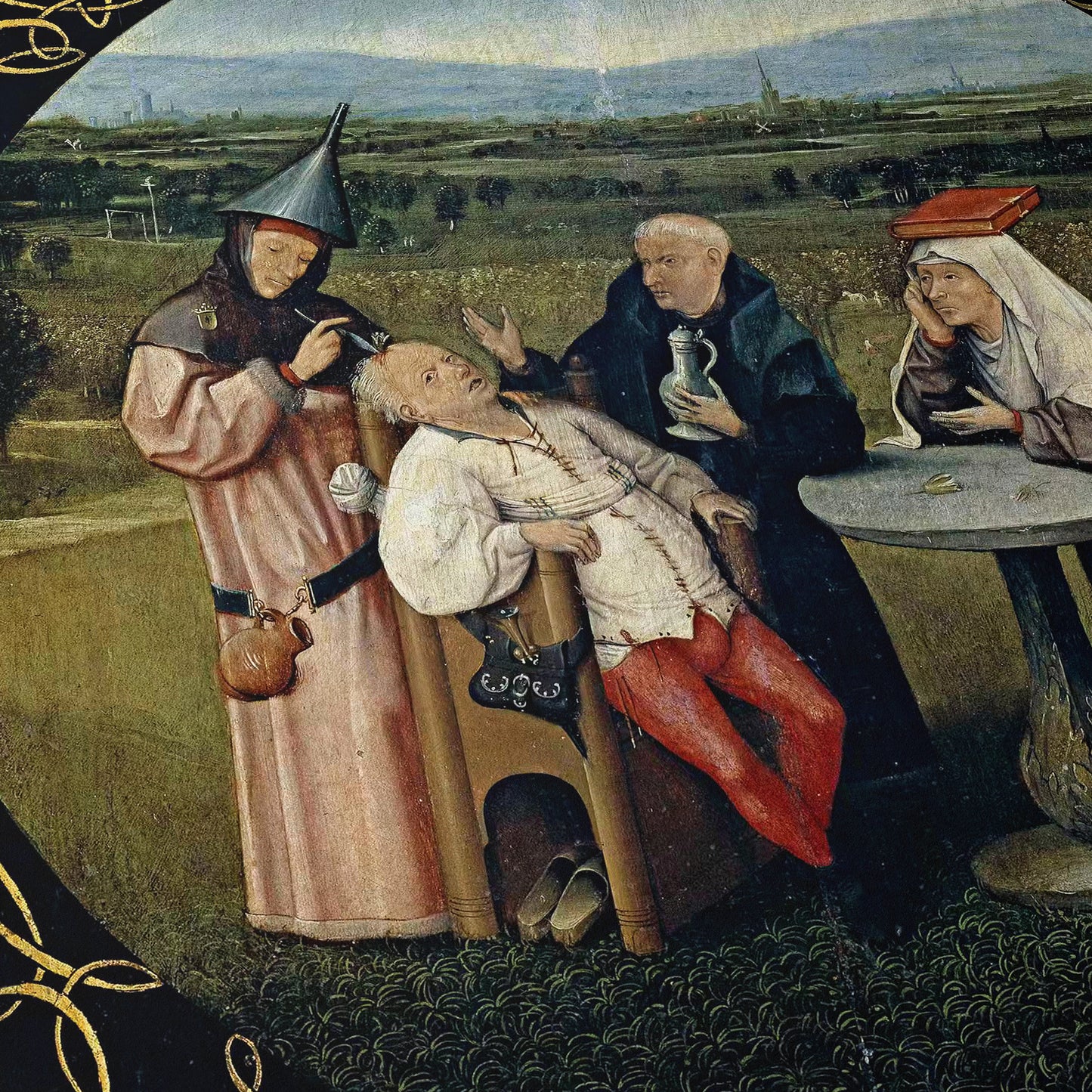 Cutting the Stone | Hieronymus Bosch | c. 1500-10