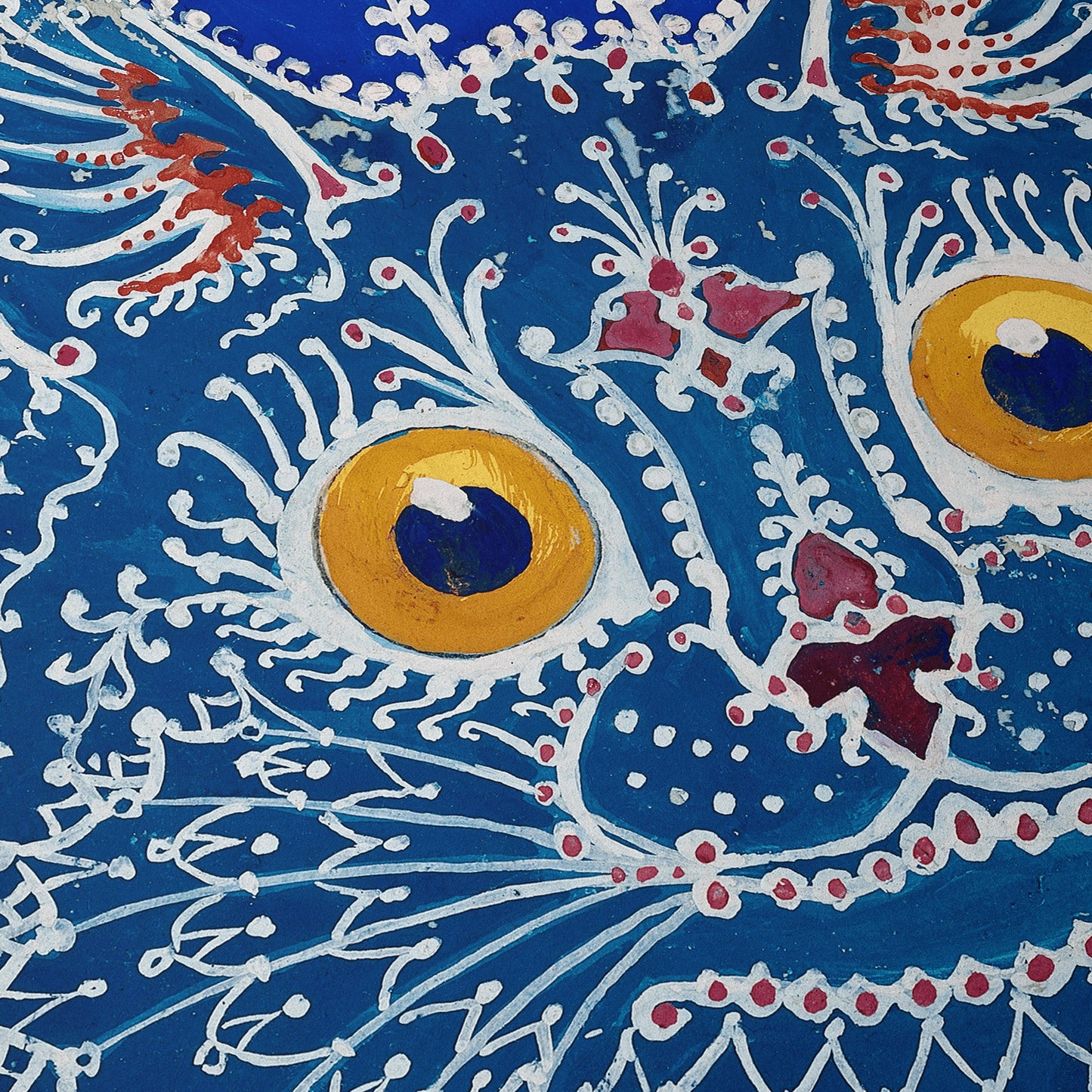 A Cat in Gothic Style | Louis Wain | 1925-39
