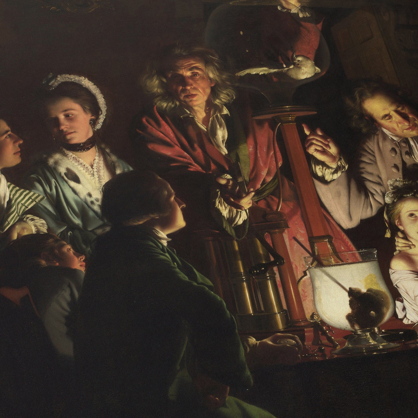 An Experiment on a Bird in the Air Pump | Joseph Wright of Derby | 1768