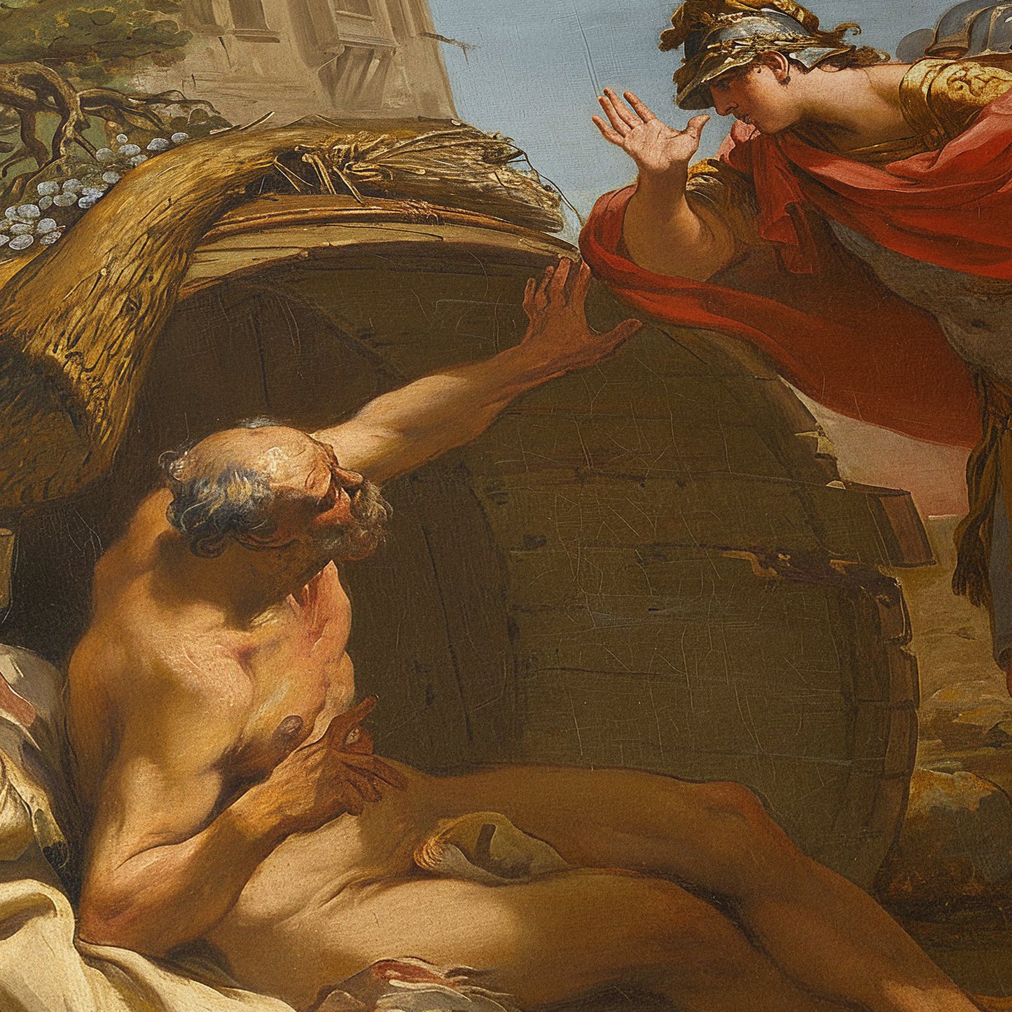 Alexander and Diogenes | Gaetano Gandolfi | 1792
