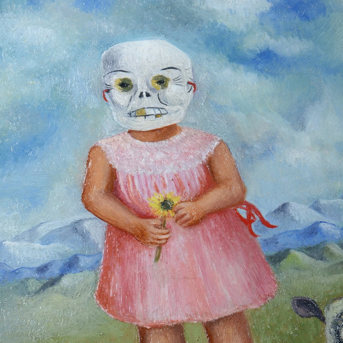 Girl With Death Mask | Frida Kahlo | 1938