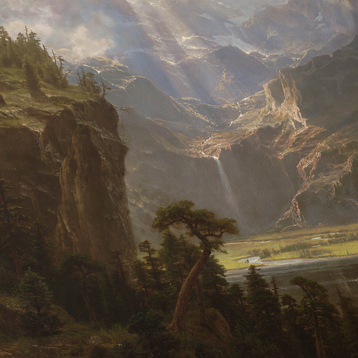 Rocky Mountains, "Lander's Peak" | Albert Bierstadt⁣⁣ | 1863