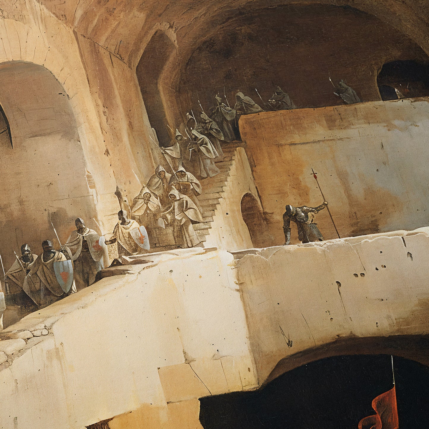 Funeral of a Crusader | Franz Ludwig Catel | 19th Century
