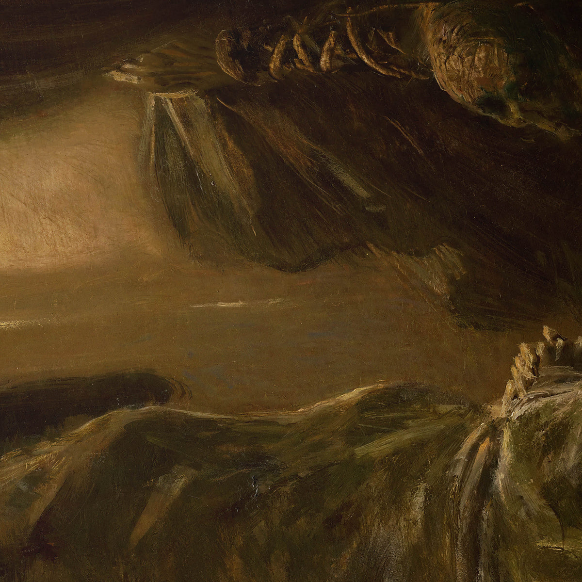 Old Man's Death | László Mednyánszky | 1890
