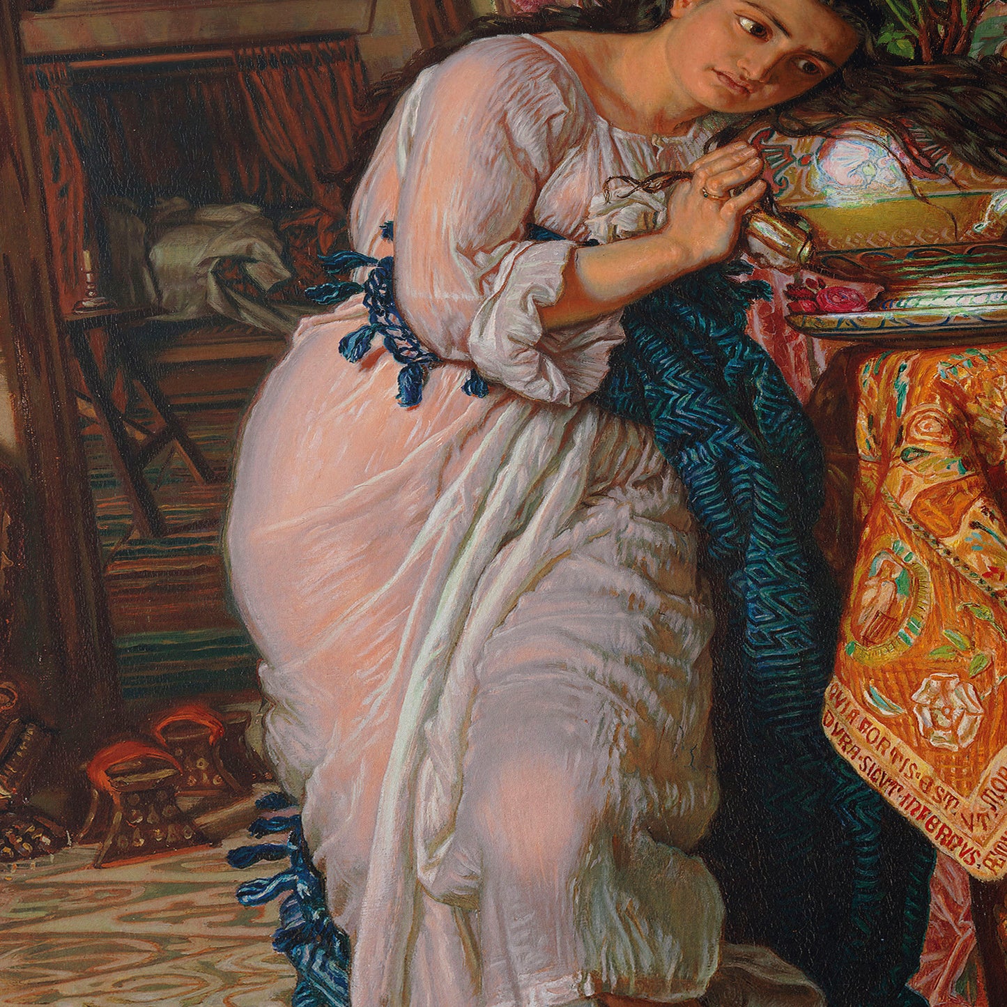 Isabella and the Pot of Basil | William Holman Hunt | 1868
