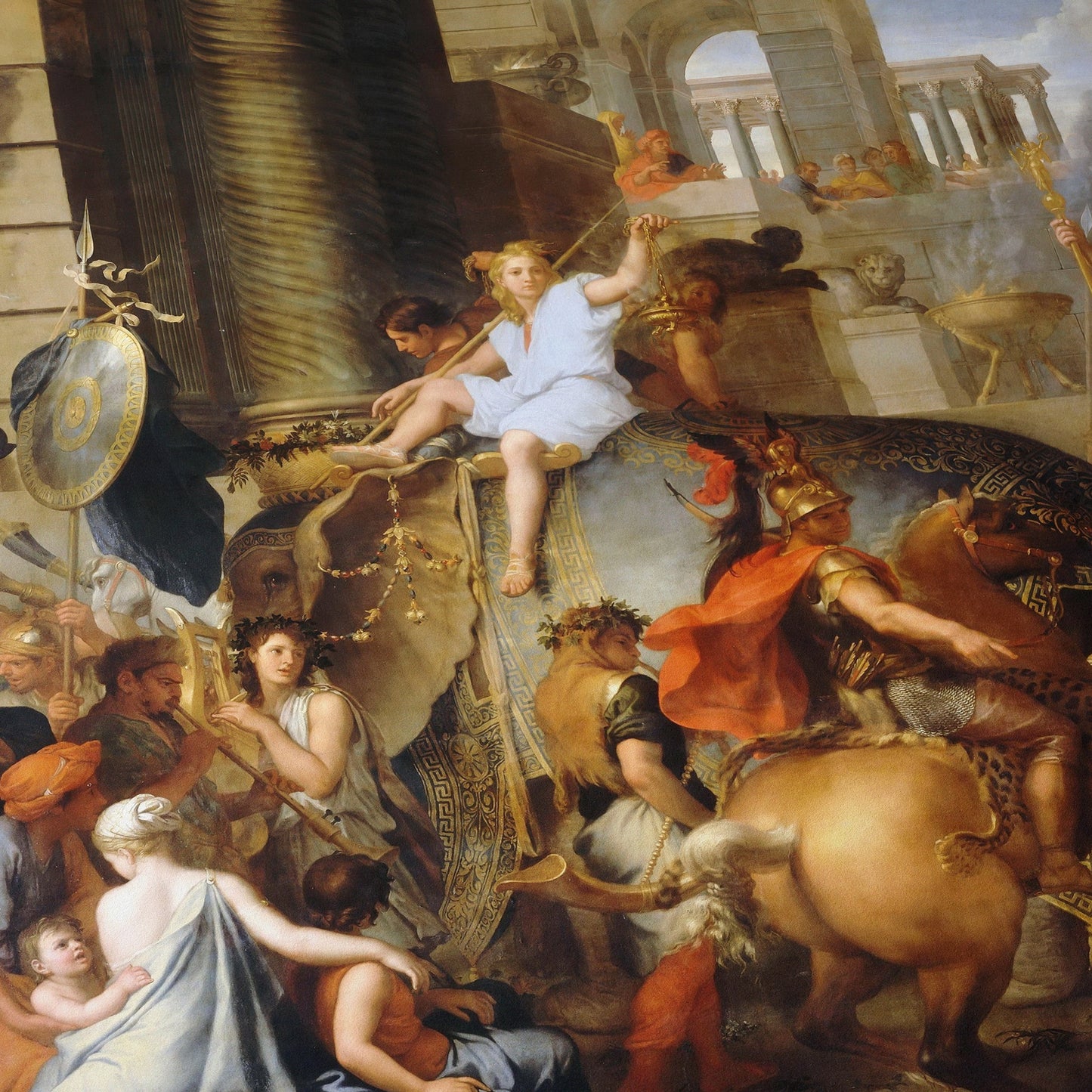 Entry of Alexander into Babylon | Charles Le Brun | 1665