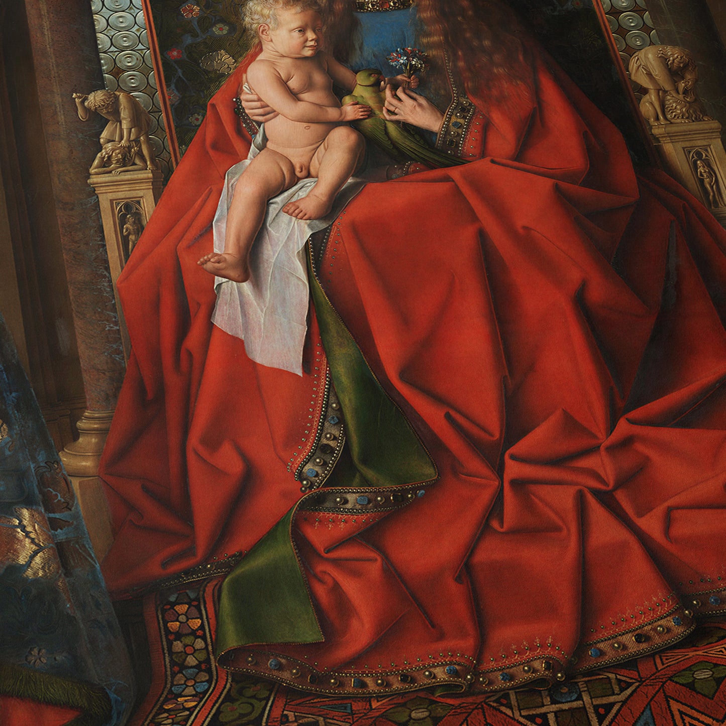 Virgin and Child with Canon van der Paele | Jan van Eyck | c. 1434-36