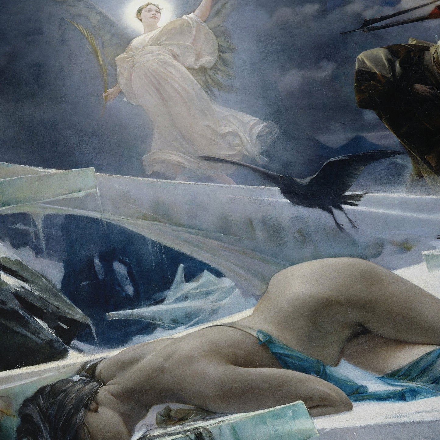 Ahasuerus at the End of the World | Adolf Hirémy-Hirschl | 1888